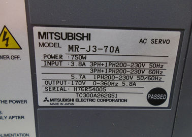Mitsubishi AC Servo Motor Drive MR-J3-70A-RJ070 Industrial Control Amplifier 750W 170V 5.8A