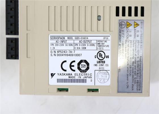 Yaskawa  New and Original 200-230V ServoPack Input 2.5A SGDS-01A75A 100W