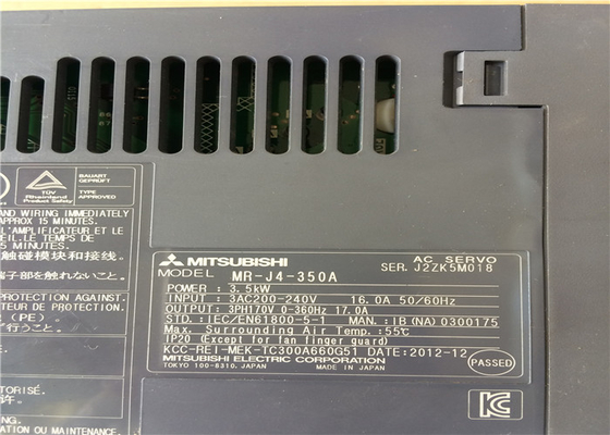 3.5KW 200V Servo Drive MR-J4-350A Industrial Servo Drives Mitsubishi