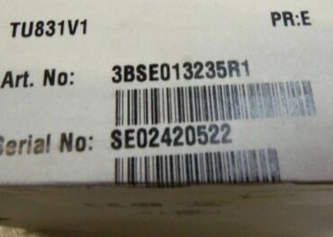 ABB of 3BSE013235R1 TU831V1 Extended Module Termination Unit, MTU, 250 V. 2x8 signal terminals, rated isol. new original