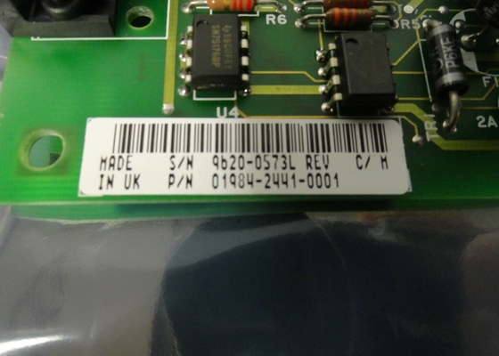 01984-2441-0001インターフェイス板モジュールRS422のコネクター ライト徴候のシャーシの台紙。