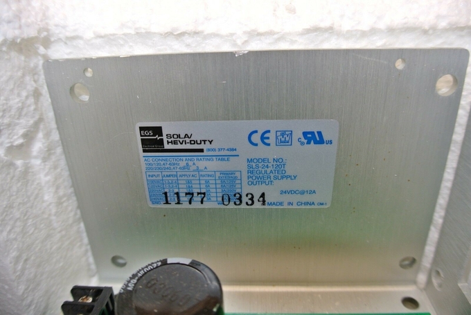 エマーソンSLS-24-120Tの線形電源単一24V 12A線形PS 0